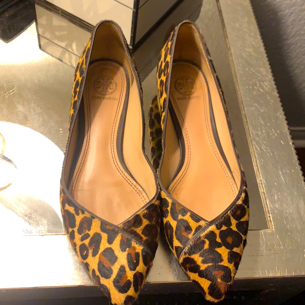 Tory Burch leopard flats 🐆